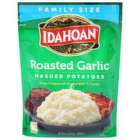 Idahoan Mashed Potatoes, Roasted Garlic, Family Size - 8 Ounce