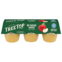 Tree Top Apple Sauce, No Sugar Added - 6 Each