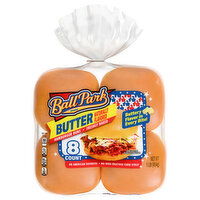 Ball Park Butter Hamburger Buns - 8 Each