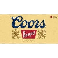 Coors Beer, Banquet, 18 Each