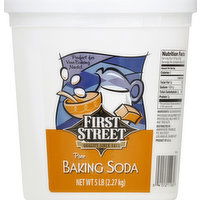 First Street Baking Soda, Pure - 5 Pound