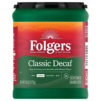 Folgers Decaffeinated Ground Medium Classic Decaf Coffee - 9.6 Ounce