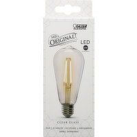 Feit Electric Light Bulb, LED, Amber Glass, 5.5 Watts - 1 Each