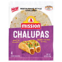 Mission Restaurant Style Flour Chalupas - 4 Each