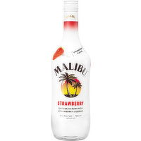 Malibu Caribbean Rum, Strawberry - 750 Millilitre