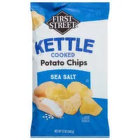 First Street Potato Chips, Sea Salt - 12 Ounce