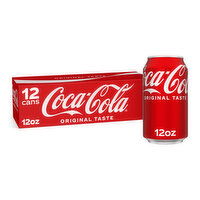 Coca-Cola Soda Soft Drink, 12 fl oz, 12 Each