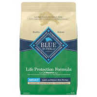 Blue Buffalo Natural Adult Lamb and Brown Rice Recipe Food for Dogs - 24 Pound