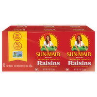 Sun-Maid California Sun-Dried Raisins - 6 Each