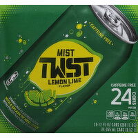 Mist Twist Soda, Lemon Lime Flavor - 24 Each