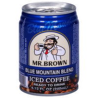 Mr. Brown Iced Coffee, Blue Mountain Blend - 8.12 Fluid ounce