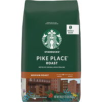 Starbucks Coffee, Whole Bean, Medium Roast, Pike Place Roast, 28 Ounce