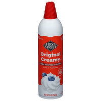 First Street Dairy Whipped Topping, Original, 13 Ounce