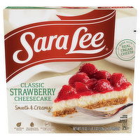 Sara Lee Cheesecake, Strawberry, Classic - 19 Ounce