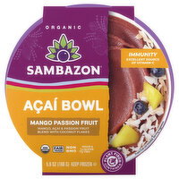 Sambazon Organic Mango Passion Fruit Acai Bowl - 5.9 Ounce