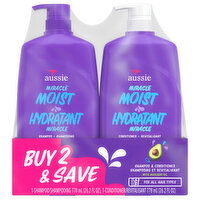Aussie Miracle Moist Shampoo & Conditioner - 2 Each