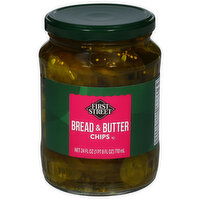 First Street Bread & Butter Chips - 24 Fluid ounce