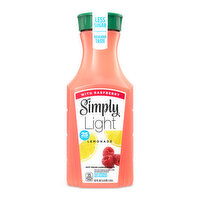 Simply  Light Lemonade With Raspberry Fruit Juice, Non-Gmo - 52 Fluid ounce