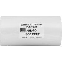 Papercutters Inc. Paper, White Butcher, 1000 Feet, 1250 Square foot