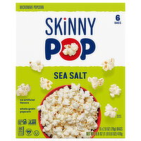 SkinnyPop Mcrwv SeaSalt - 6 Each