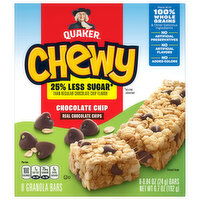 Quaker Chewy Chocolate Chip Granola Bars - 8 Each