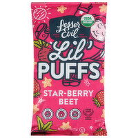 LesserEvil Lil' Puffs, Star-Berry Beet, 2.5 Ounce