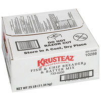 Krusteaz Professional Fish & Chip Breader & Batter Mix - 11.34 Kilogram