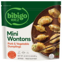 Bibigo Wontons, Korean Style, Mini - 24 Ounce