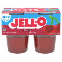 Jell-O Zero Sugar Low Calorie Cherry Gelatin Snacks - 12.5 Ounce