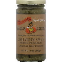 Amalias Cocina Chili Sauce, Verde - 12 Ounce