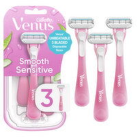 Venus Sensitive Women's Disposable Razor - 3 Each