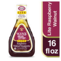 Ken's Steak House Lite Raspberry Walnut Vinaigrette Salad Dressing - 16 Fluid ounce