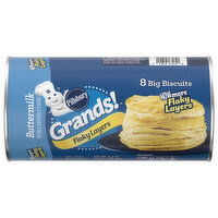 Pillsbury Biscuits, Buttermilk, Flaky Layers, 8 Each