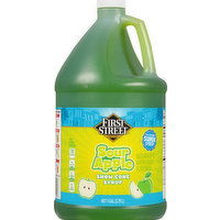 First Street Snow Cone Syrup, Sour Apple - 128 Ounce