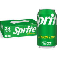 Sprite  Lemon Lime Soda Soft Drinks - 24 Each