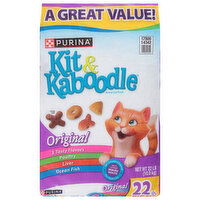 Kit & Kaboodle Cat Food, Original, 22 Pound