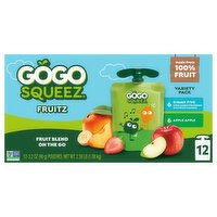 GoGo Squeez Gimme Five/Apple Apple Fruitz Variety Pack