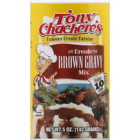 Tony Chachere's Brown Gravy Mix, Creole - 5 Ounce