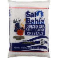 Sal Bahia Sea Salt, Coarse Crystals, Iodized - 35.27 Ounce