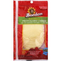 Borden Cheese Slices, Provolone - 10 Each