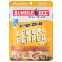 Bumble Bee Tuna, Lemon & Pepper, Wild Caught - 2.5 Ounce