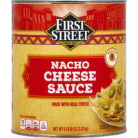 First Street Sauce, Nacho, Cheese - 106 Ounce