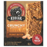 Kodiak Crunchy Peanut Butter Granola Bars - 6 Each