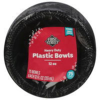 First Street Plastic Bowls, Heavy Duty - 75 Each