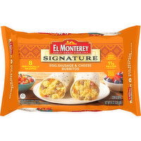 El Monterey Burritos, Egg, Sausage & Cheese - 8 Each