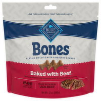 Blue Buffalo Baked with Beef Mini Dog Biscuits - 12 Ounce