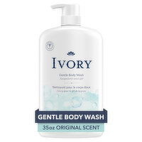 Ivory Gentle Body Wash, Original Scent - 35 Ounce