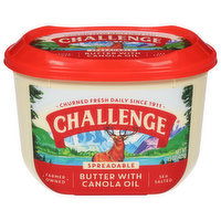 Challenge Butter, with Canola Oil, Sea Salted, Spreadable, 15 Ounce