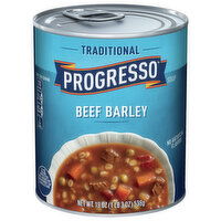 Progresso Soup, Beef Barley, Traditional - 19 Ounce