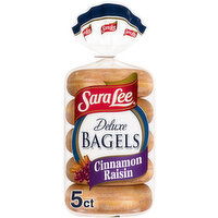 Sara Lee Cinnamon Raisin Bagels - 5 Each